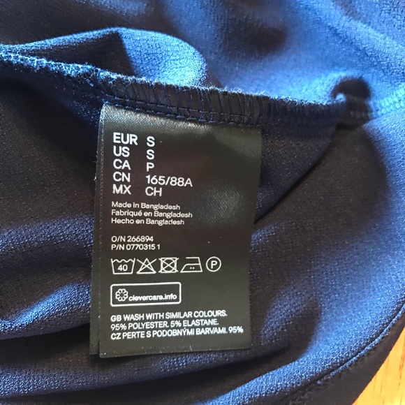 Navy Blue Blouse - Picture 5 of 8